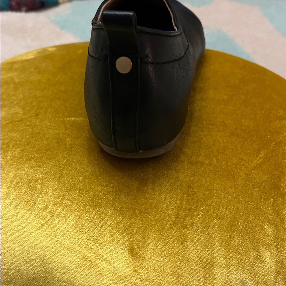 Elegant Black Leather Loafers for Women's excellent shape - Picture 8 of 9
